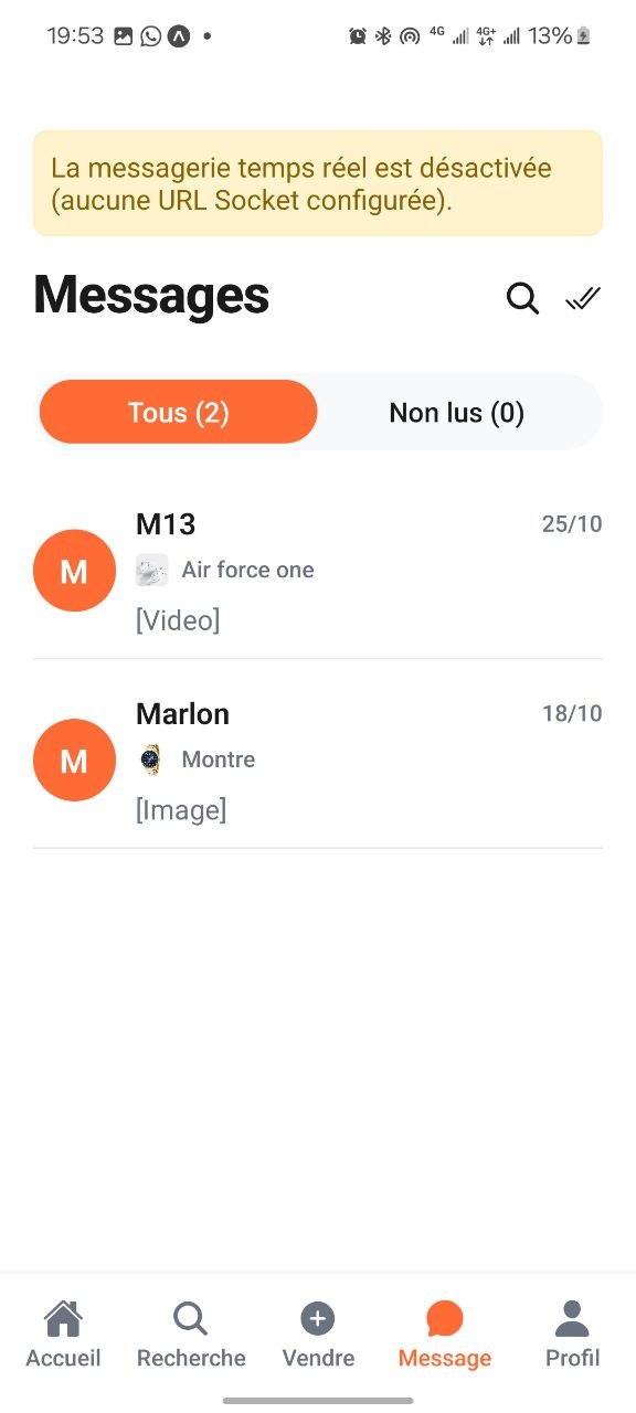 Conversation chat - Négociation prix